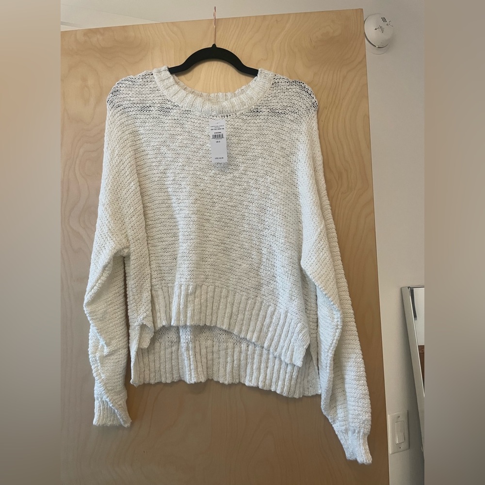 American Eagle Beige Oversized Sweater